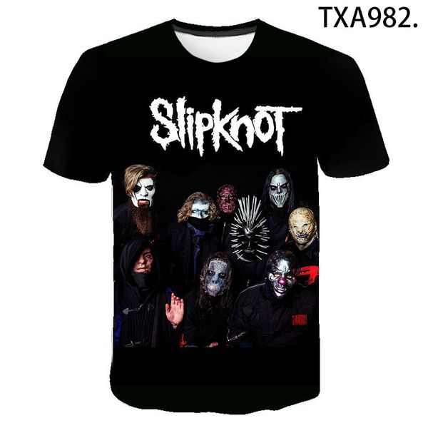 

slipknot boy girl printed cool 3d print shirts plus size anime graphic men clothing