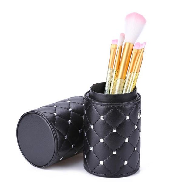 

23cm pu leather empty make up brush container bag holder travel cosmetic brushes pen case storage brushes organizer make jllasp