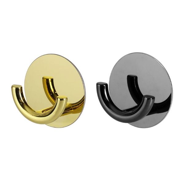 

self-adhesive hooks heavy duty hook brushed stainless steel waterproof wall hanger stick towel hooks