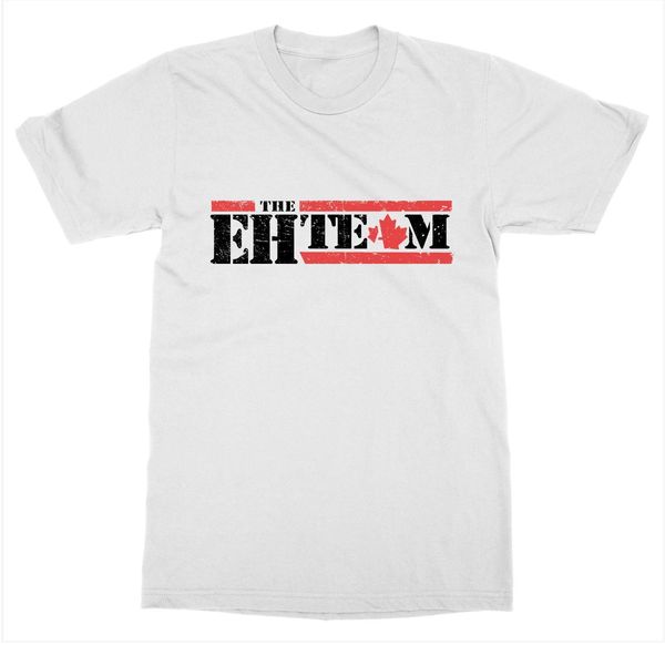 

sport new 2019 summer casual printing the eh team canada day canadian true north moose polar bear maple leaf tee shirt