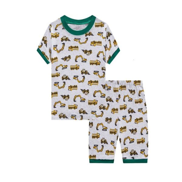 

2020 summer cartoon home short sve shorts set children's baby pajamas, Blue;red