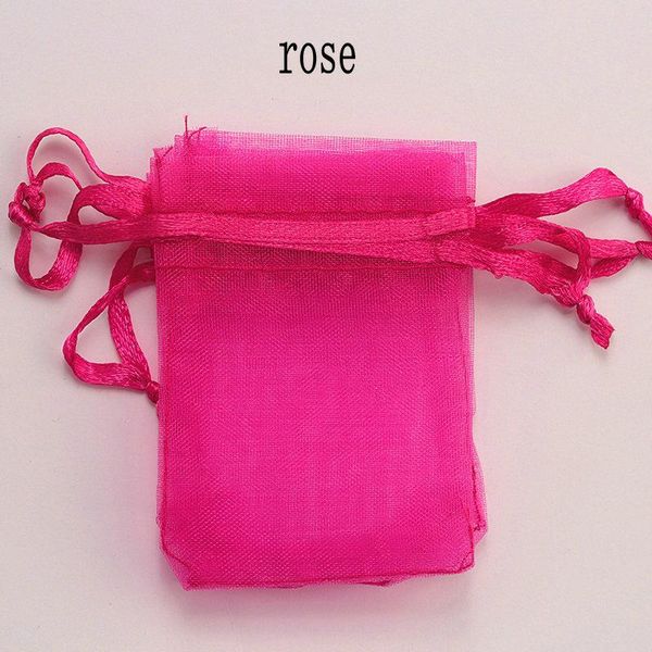 

wholesale 16 color 100pcs lot 912cm organza christmas wedding gift bags candy bag jewelry packing drawable organza bags pouch wmtqgk