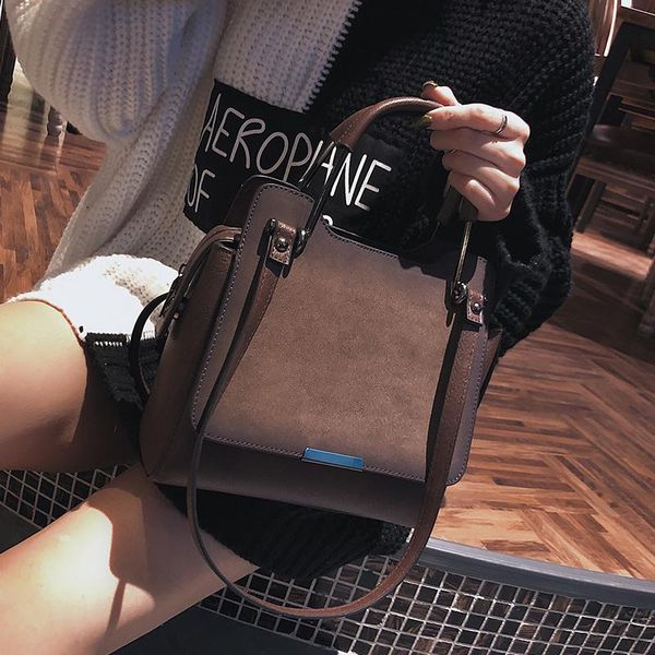 

2020 matte pu leather vintage handbags women's designer simple handbag the big women's large handbags shoulder bags