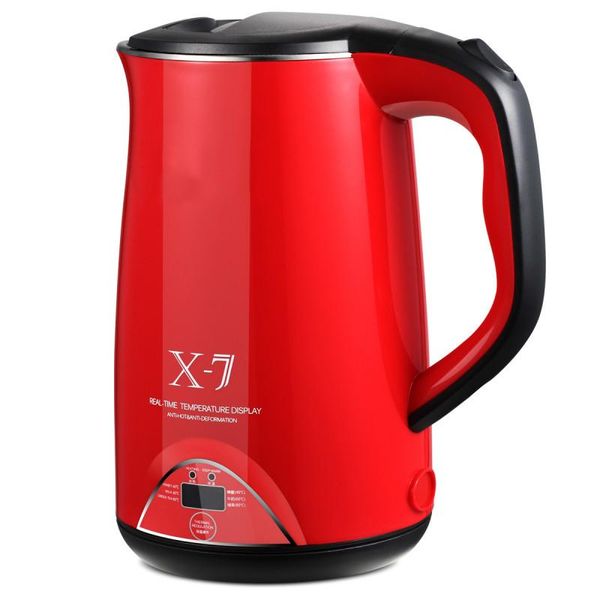 

electric kettles intelligent red high end kettle 1800w 304 stainless steel keep warm liner seamless 1.7l