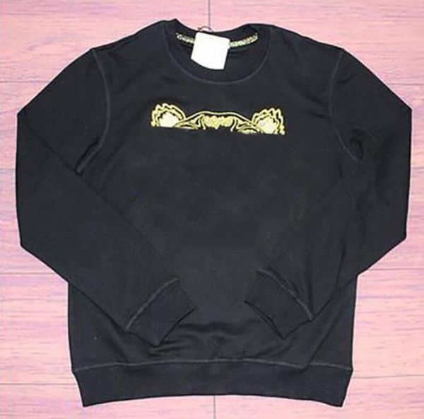 

new design hoodies mens sweatshirts head embroidery winter couple hoodie with letters designer streetwear jogger clothing s-2xl, Black