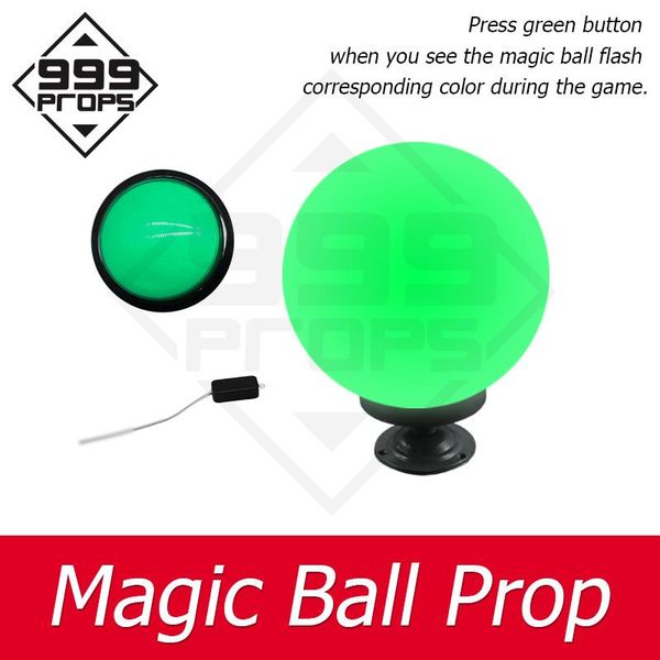 

alarm systems magic ball prop real life room escape press correct colorful button when flash chamber game props 999props