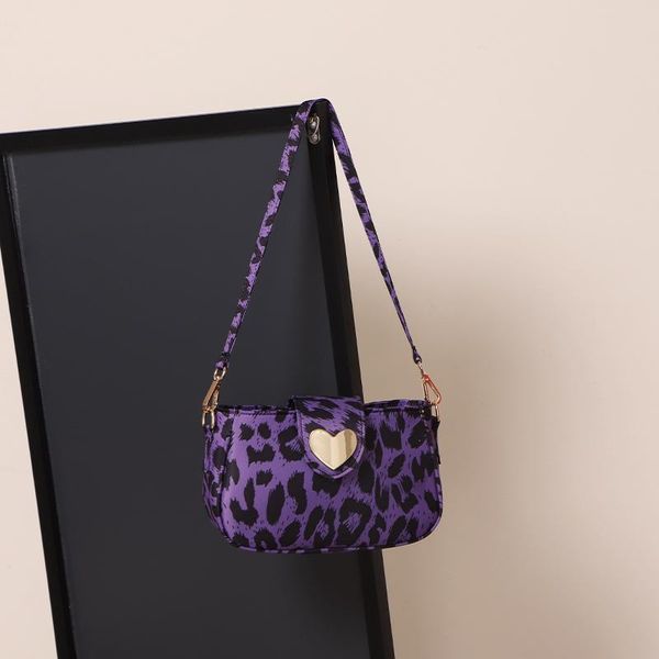 

cross body leopard print bag women autumn and winter guima girl underarm y2k spice net red shoulder handbag