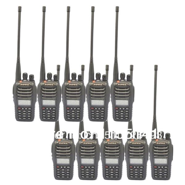 

walkie talkie 10-sets black baofeng uv-b5 talkie136-174 /400-470mhz two way radio