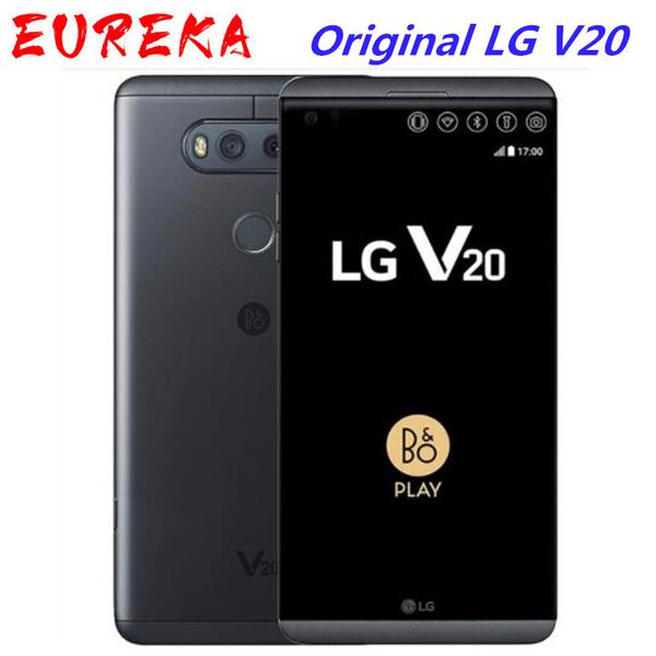 Оригинальный LG V20 H918 / US996 / H910 Телефоны Quad Core 5,7 дюйма 4 ГБ ОЗУ 64 ГБ РЗМ 16 МП LTE Fingerprint Android Phone