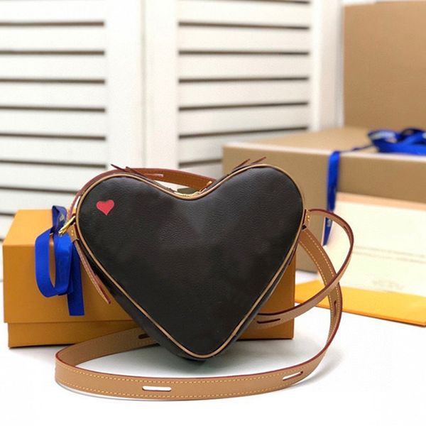 

new fashion sweet heart designer crossbody bags boite chapeau souple women handbags fashion tote bag messenger shoulder bags genuine leather