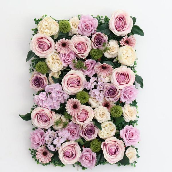 

40 x 60cm creative artificial flower rose flower wall wedding artificial plants background wall christmas silk modern decoration