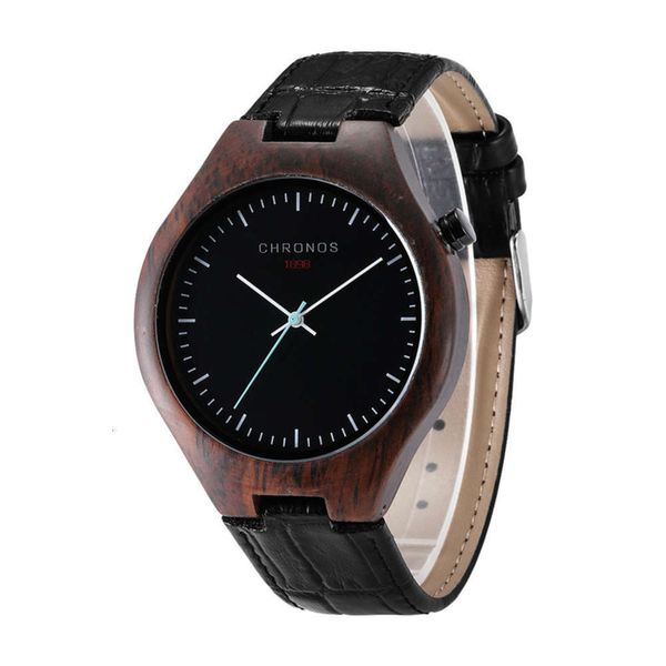 

quartz 2020 wood watch men's belt watch bamboo watch, Slivery;brown