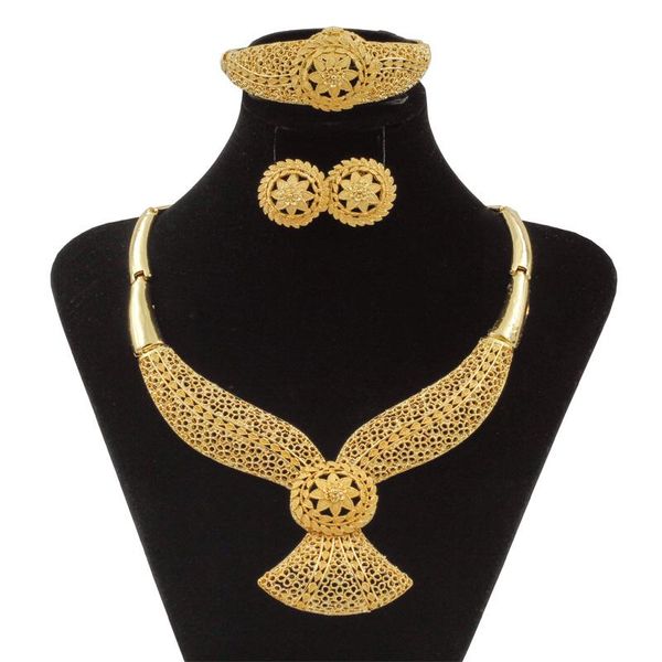 

dubai gold jewelry fashion woman earrings necklace jewelry sets ring bracelets accessories retail wholesale, Silver