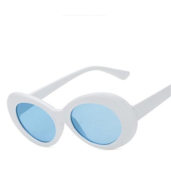 

kurt nirvana oval cobain fashion sunglasses men women vintage retro female male clear lens sun glasses #sr027