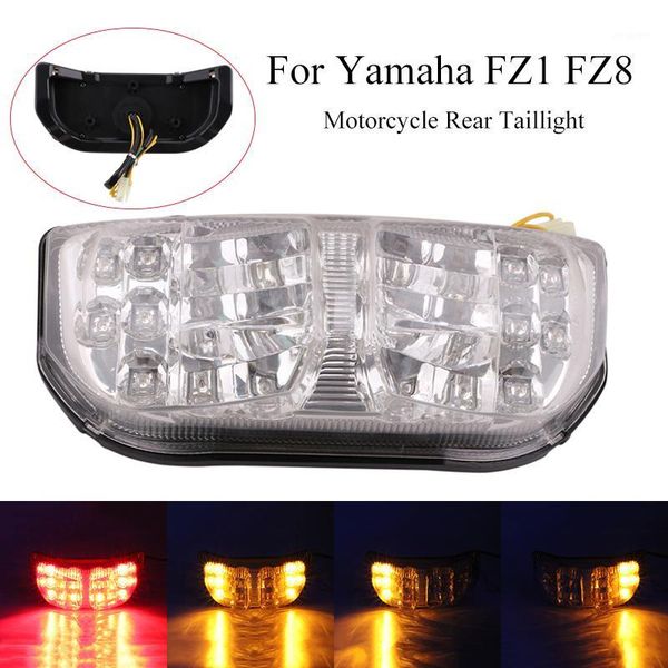 

for fz8 fz1 dirt bike motorcycle led rear taillight surn signal lihgt bracking light lamp license plate light flasher1