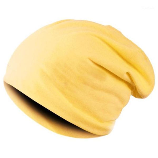 

new slouchy hat spring autumn solid color fashion hats classic casual hats cotton female hat women men sleeve beanie cap hip hop1