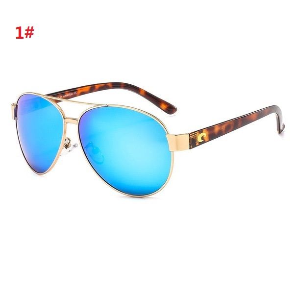 

2020 new luxur mens womens sun glasses metal frame glass 5048lens 6 color coaa, White;black