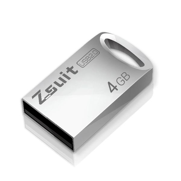 

zsuit 4gb usb 20 mini metal ring shape usb flash disk