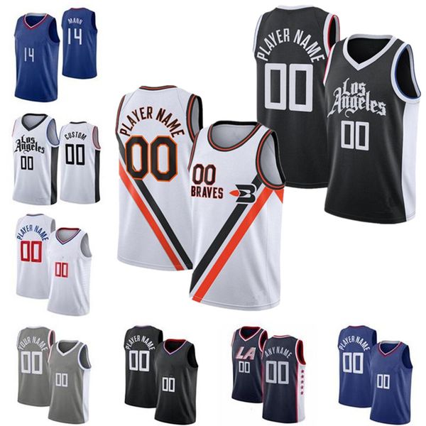 

reggie 1 jackson kawhi clipperss paul 13 george 2 leonard jersey basketball lacs city custom 14 terance mann marcus 8 morris nicolas 33 batu, Black;red