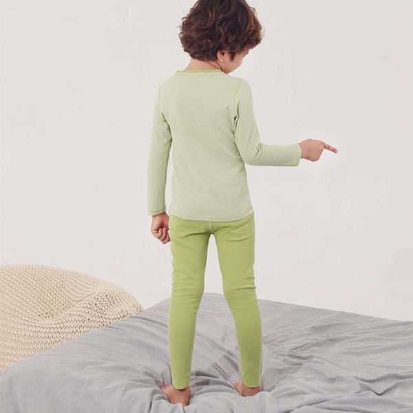 

warm autumn veet winter tracels 2020 korean pajamas two piece set small and medium children's underwear suit avsa, Blue;red