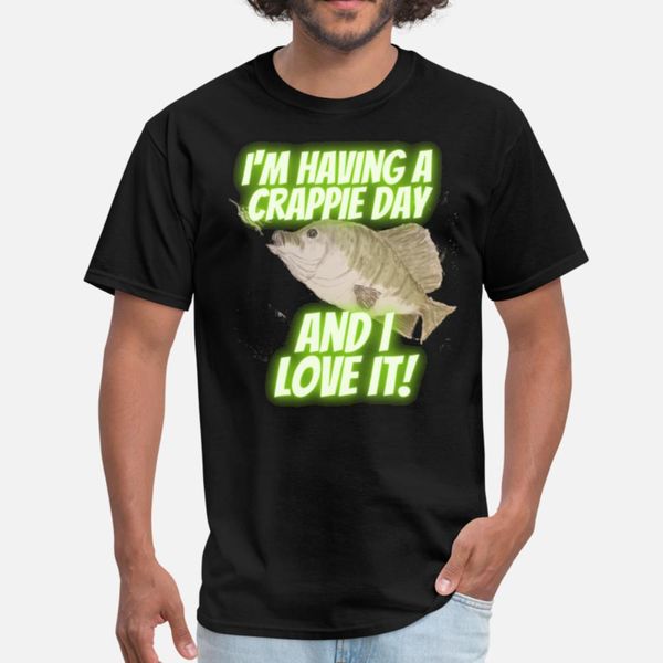 

having a crappie day funny fishing original art designers graphic t shirt fit vintage design tracksuit hoodie sweatshirt