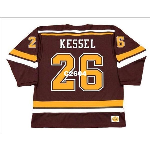 

real men real full embroidery #25 phil kessel minnesota gophers 2005 hockey jersey or custom any name or number jersey, Black