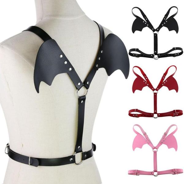 

kmvexo bat punk упряжь рабство halterneck готических талии плечо ожерелье sexy партия cosplay anime ювелирные подарки, Golden;silver