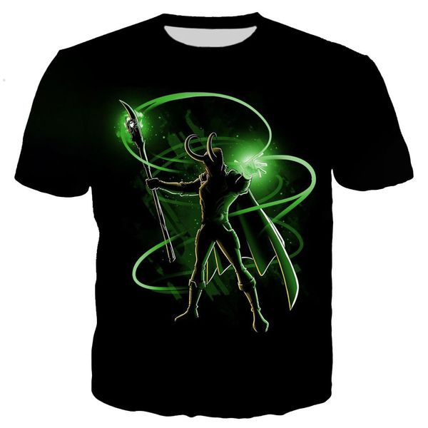 

loki anime 3d print shirts oversized harajuku harajuku men clothing