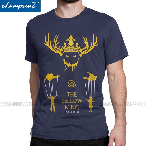 

the yellow king for round neck true detective rust cohle mcconaughey tv series tees short sleeve hooded sweatshirt hoodie men t shirt