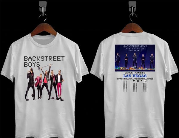 

backstreet boys las vegas tour 2018 white t shirt size s 3xl loose black t shirts homme tees plus size sport hooded sweatshirt hoodie