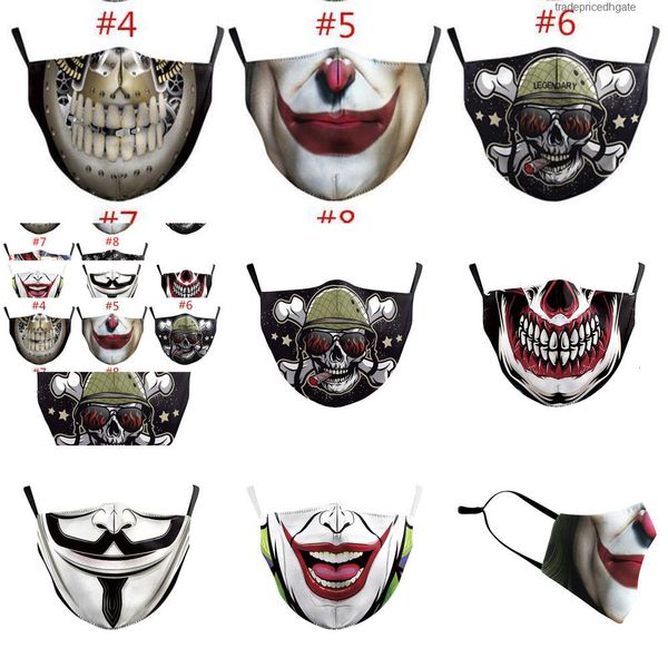 

print digital men halloween masks designer masquerade fashion party joker face dpfs