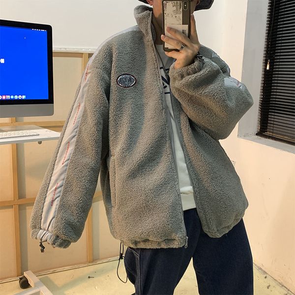 

2021 new privathinker men's casual oversize thicken jackets woman korean streetwear coats fashion male hip hop warm clothing t4l7, Black;brown