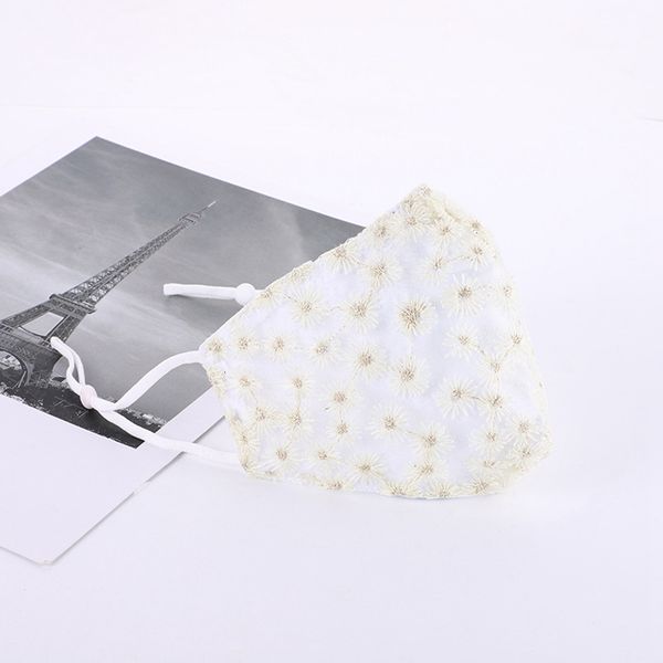 

washable fashion face masks factory reusable daisy mouth breathable anti-dust cotton mask cyz2903 3 phyme