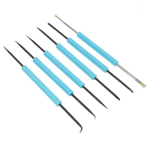 

6pcs desoldering aid tool circuit board soldering welding auxiliary tools assist set soldering aid pcb cleaning kit repair tools1