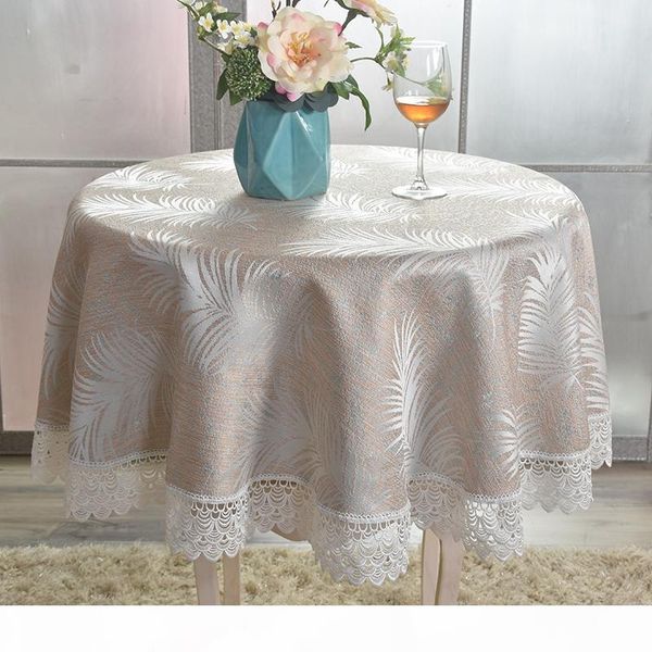 

simple modern small round table tablecloth lace romantic round coffee table cloth lace balcony cover towel household