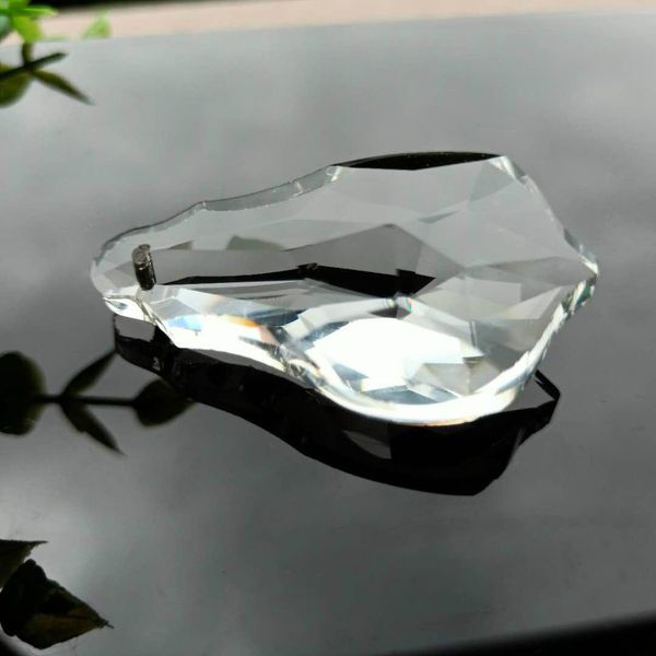 

50mm clear chandelier crystals pendants prisms beads diy crystal lamp accessories hanging ornament suncatcher home decoration h jllcxx