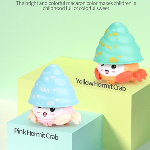 

mini cute hermit crab toy lovely crab shape mini car mini hand pressing hermit crab toys kid baby christmas gifts