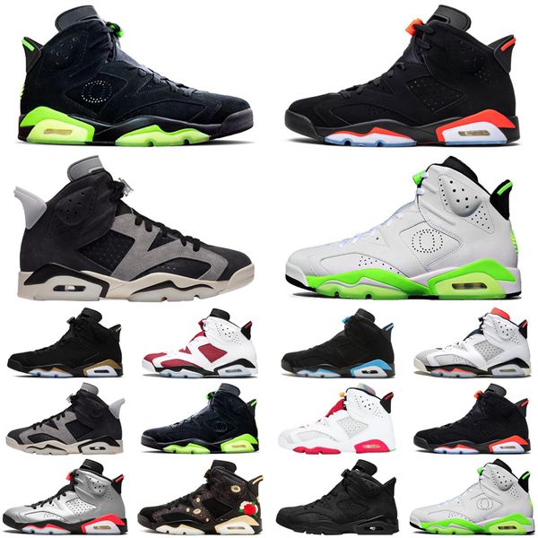 

fashion 6 6s men basketball shoes day dmp infrared tech chrome hare triple black athletic mens trainers sports sneakers size 7-13