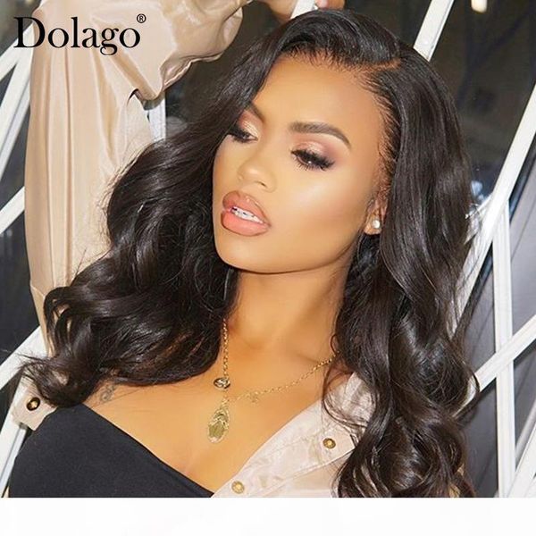 

transparent lace wigs body wave 360 lace frontal wig 180% density brazilian lace front human hair wigs with baby hair bob dolago, Black