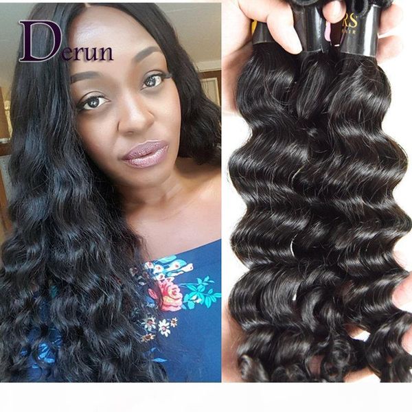 

brazilian peruvian malaysian indian exotic wave virgin human hair 3 bundles hair wefts unprocessed luxury 100% virgin human hair double weft, Black
