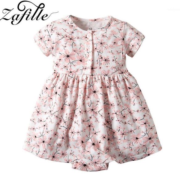 

zafille newborn baby girl clothes 2020 kids summer dress cute print dress short sleeve toddler infant girls clothing girl1, Red;yellow