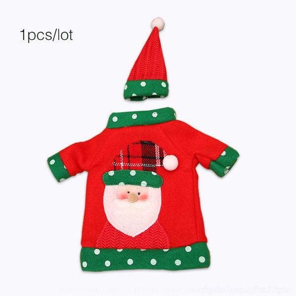 

fhrbd decorations japanese christmas embroidered cartoon wine wine bottle bottle set machine family l restaurant distribution decorations