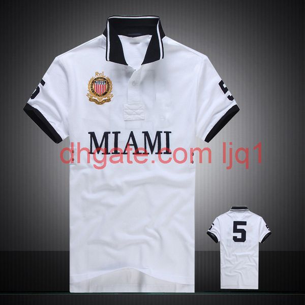 

discounted poloshirt men short sleeve t shirt brand london new york chicago polo shirt men dropship ing, White;black