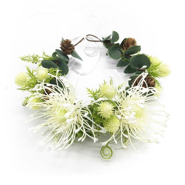 

luxury bridesmaid hair flower headbands women wedding hair accessories bridal flower crowns headpieces flower girls qyltyw