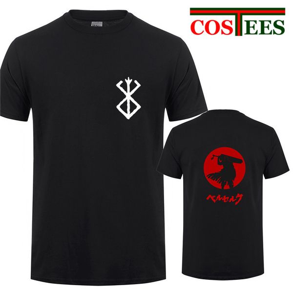 

спорт берсерк футболки мужчин марк sacrifice футболки hombre camisetas берсерк black swordman tshirt бренд берсерк логотип футболочку потте
