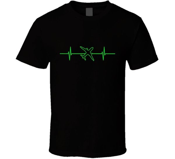 

человек с коротким рукавом одежда авиация летающий pilot t-shirt | heartbeat pulse с самолета t рубашки спорта с капюшоном толстовка с капюш
