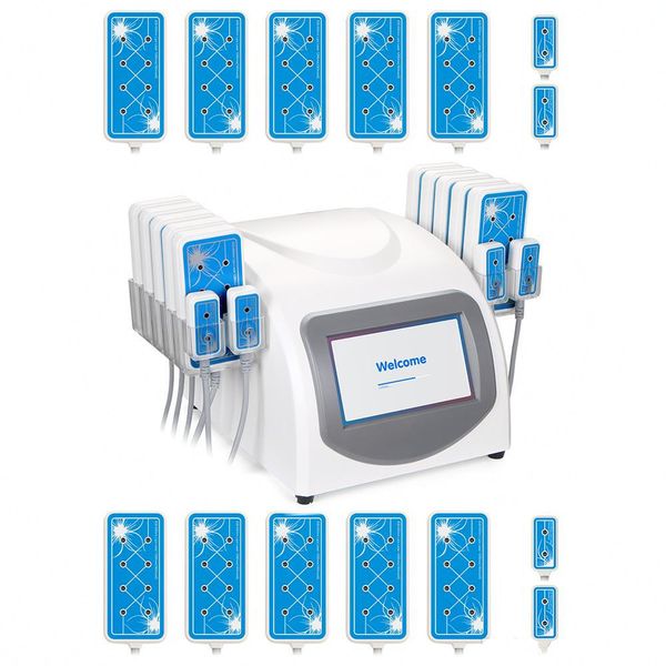 

new slimming lipo laser beauty equipment fat laser 14 pads fat burning cellulite removal beauty body shaping slimming machine