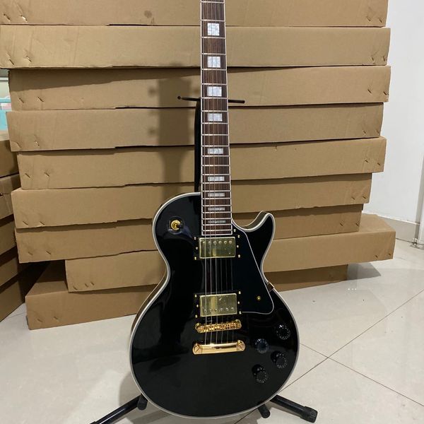 

chinese factory black lp electric guitar