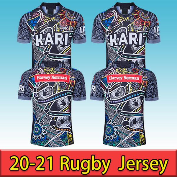 

native camouflage cowboy indigenous rugby jerseys 2020 national high-quality rugby league  jersey cowboy indigenous shirt s-5xl, Black;yellow