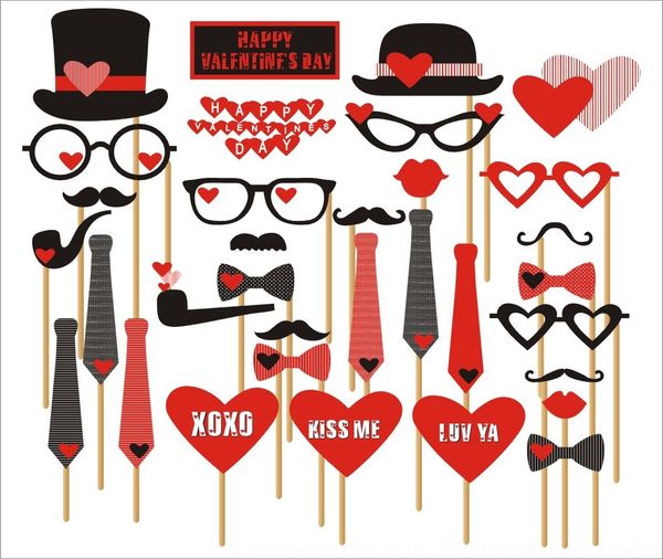 

rrbyk 33-piece set of wedding creative funny party beard p and set supplies 33-piece modeling of wedding creative p party beard funny